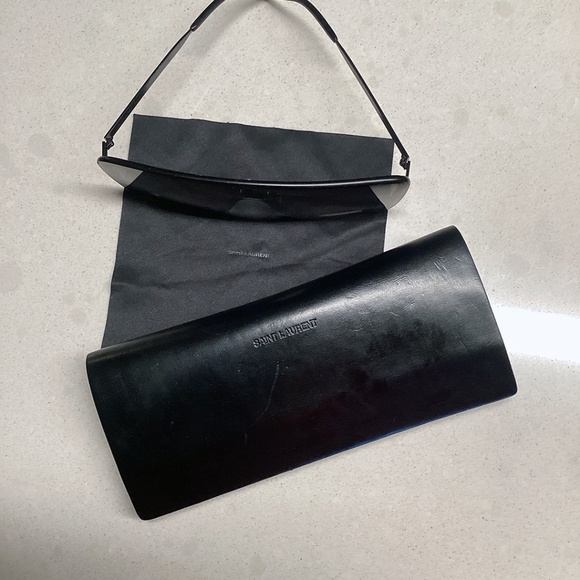 SAINT LAURENT Metal SL 364 Mask Sunglasses Black main image 7
